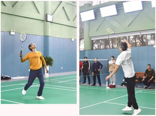城投集團舉辦“奮斗城投,‘羽’你同行”羽毛球比賽